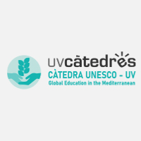 Logo del evento. Cátedra UNESCO UV Global Education in the Mediterranean.